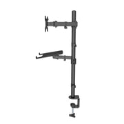 Manhattan 13" - 32" LCD and Laptop Desk Mount with Double-Link Swing Arm | 462136 Monitor Arm Desk Mount Manhattan