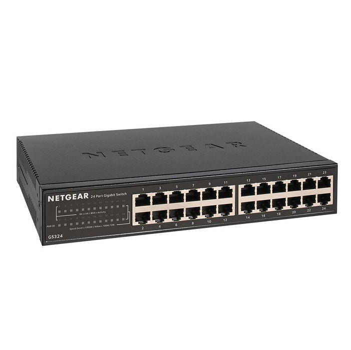 Netgear GS324-200EUS 24-Port Gigabit Ethernet Unmanaged Switch