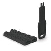 Lindy RJ45 Port Blocker, 10pcs + 1 Key, Black | 47891