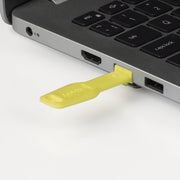 Lindy RJ45 Port Blocker, 10pcs + 1 Key, Yellow | 47900 Port Blocker Lindy