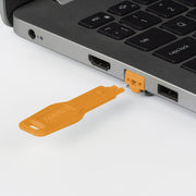 Lindy RJ45 Port Blocker Key, Orange | 47896 Port Blocker Lindy