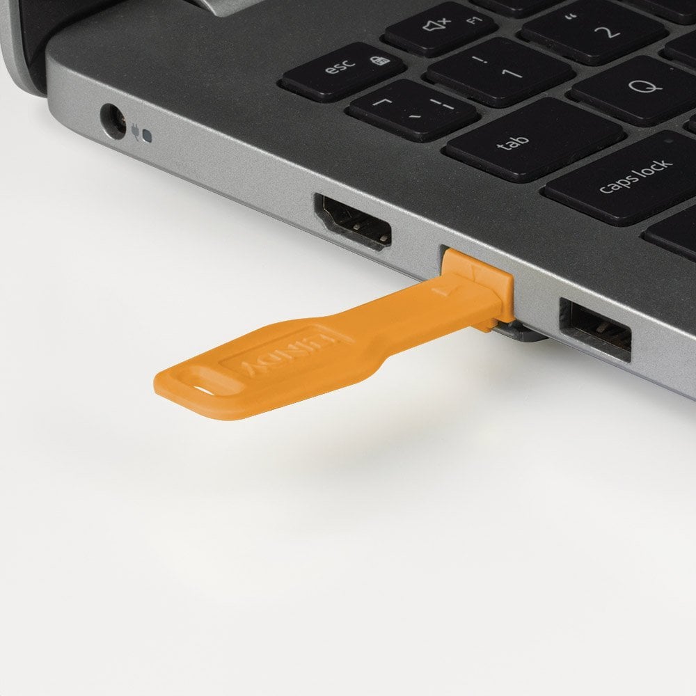 Lindy RJ45 Port Blocker Key, Orange | 47896 Port Blocker Lindy