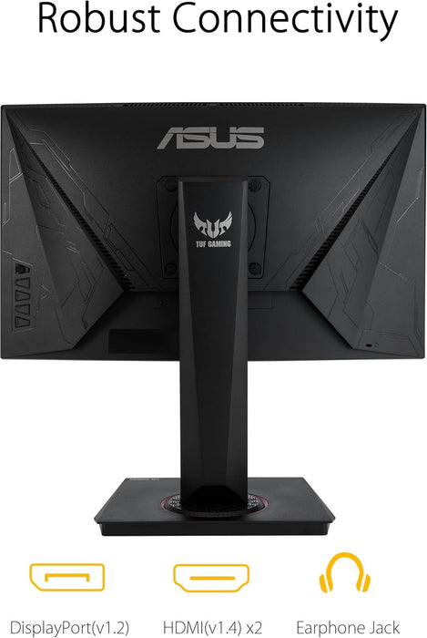 Asus 23.6" TUF Gaming 165Hz FHD FreeSync Premium Curved Monitor | VG24VQR