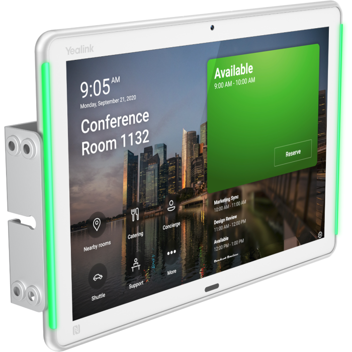 Yealink ROOMPANELB+ 10.1" Room Booking Panel Plus For Microsoft Teams or Zoom Touch Control Panel Yealink