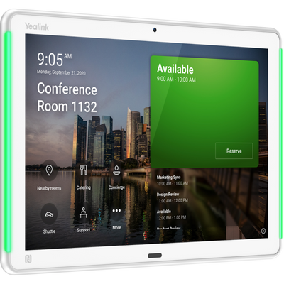 Yealink ROOMPANELB+ 10.1" Room Booking Panel Plus For Microsoft Teams or Zoom Yealink Accessories Yealink