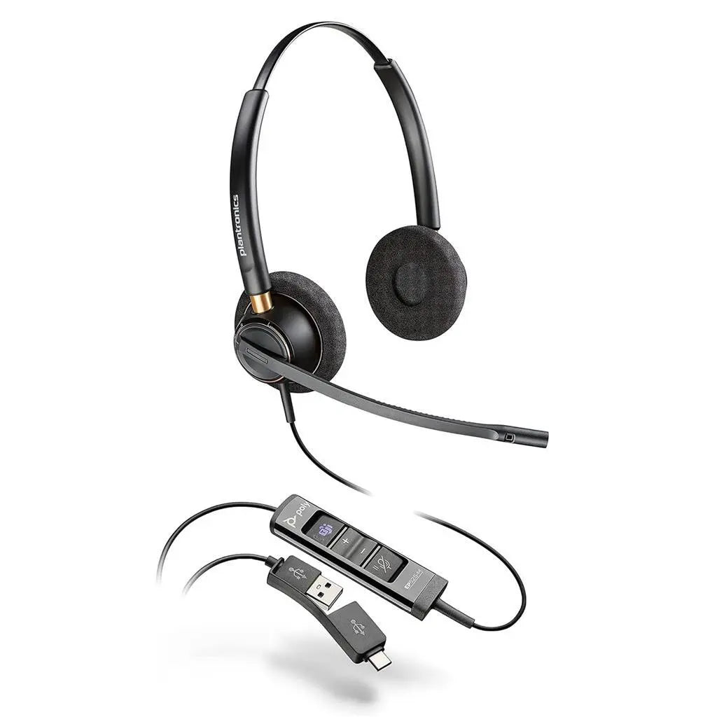 Poly EncorePro EP525-M Wired Over Stereo Headset | 218275-01 Headset Poly