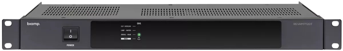 BIAMP REVAMP1120T 1-Channel 100V Digital Power Amplifier, 1 x 120W Audio Amplifier BIAMP