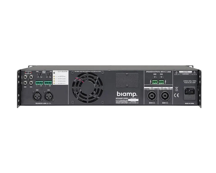 BIAMP CN-REVAMP2600 2x600 watts @ 4 ohms 2-Channel Power Amplifier Audio Amplifier BIAMP