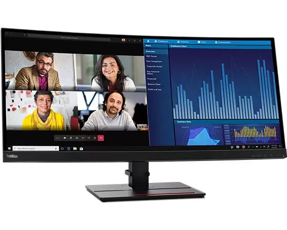 Lenovo ThinkVision P34W-20 34.1 Inch Wide Quad HD 60Hz IPS Monitor Desktop Monitor Lenovo