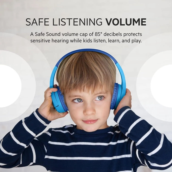 Belkin Wireless On-Ear Headphones for Kids | AUD002BTBL