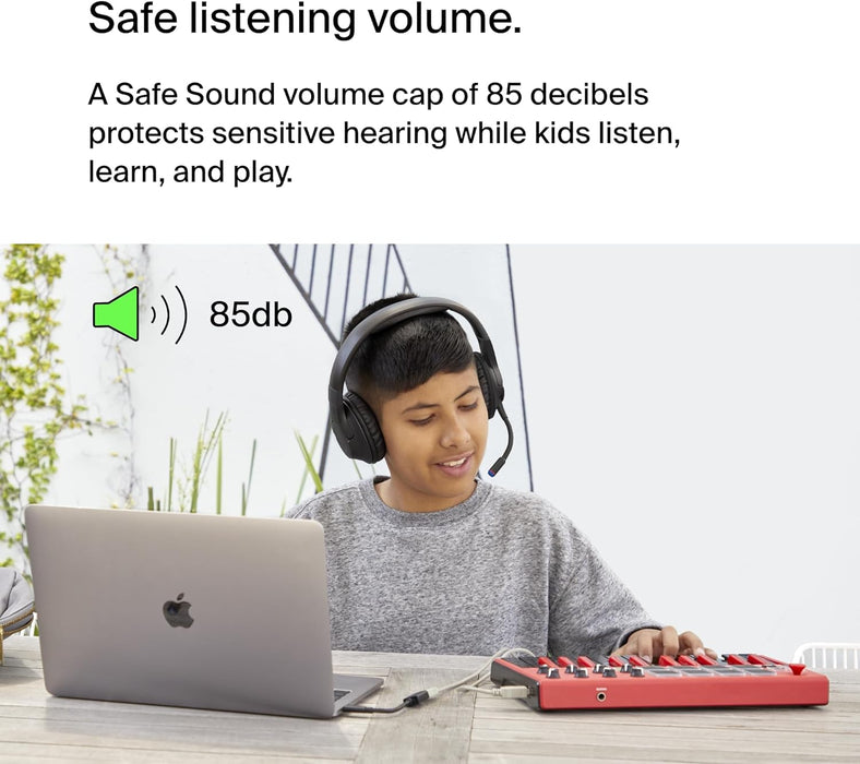 Belkin SoundForm Inspire Wireless Over-Ear Headset for Kids | AUD006BTBLK