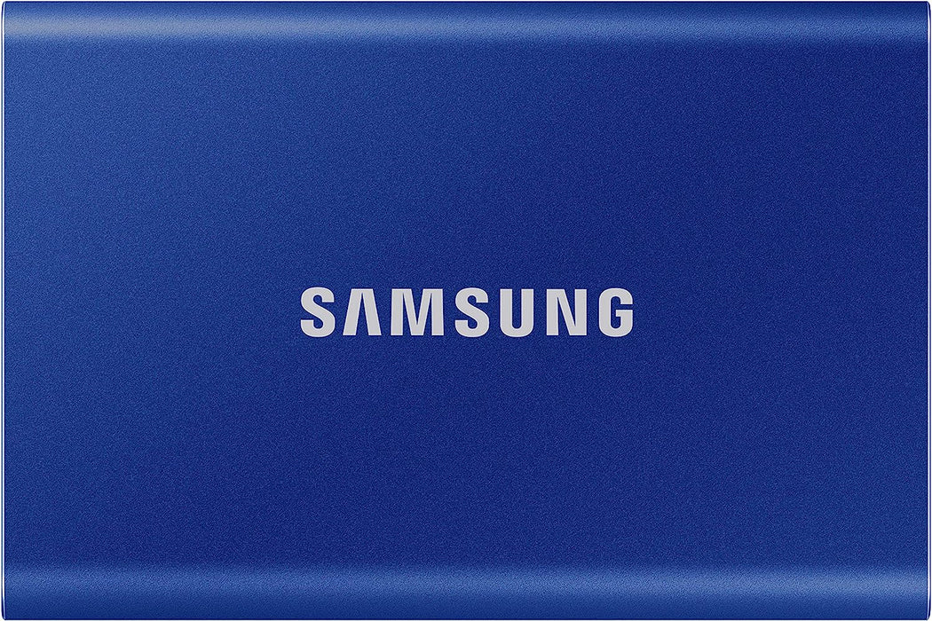 Samsung Portable SSD T7 1TB Desktop External Solid State Drive in Blue | MU-PC1T0H/WW