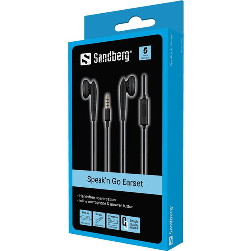 Sandberg Speak’n Go Earset Black | 125-66