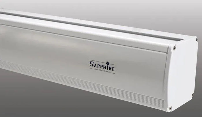 Sapphire 93" 16:9 (204x115cm) Grey Electric Tab Tensioned Screen | SETTS200WSF-AWG Projector Accessories Sapphire