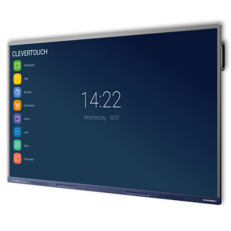 CleverTouch IMPACT MAX 86" 4K Ultra HD Android Interactive Display Interactive Touchscreen Display CleverTouch