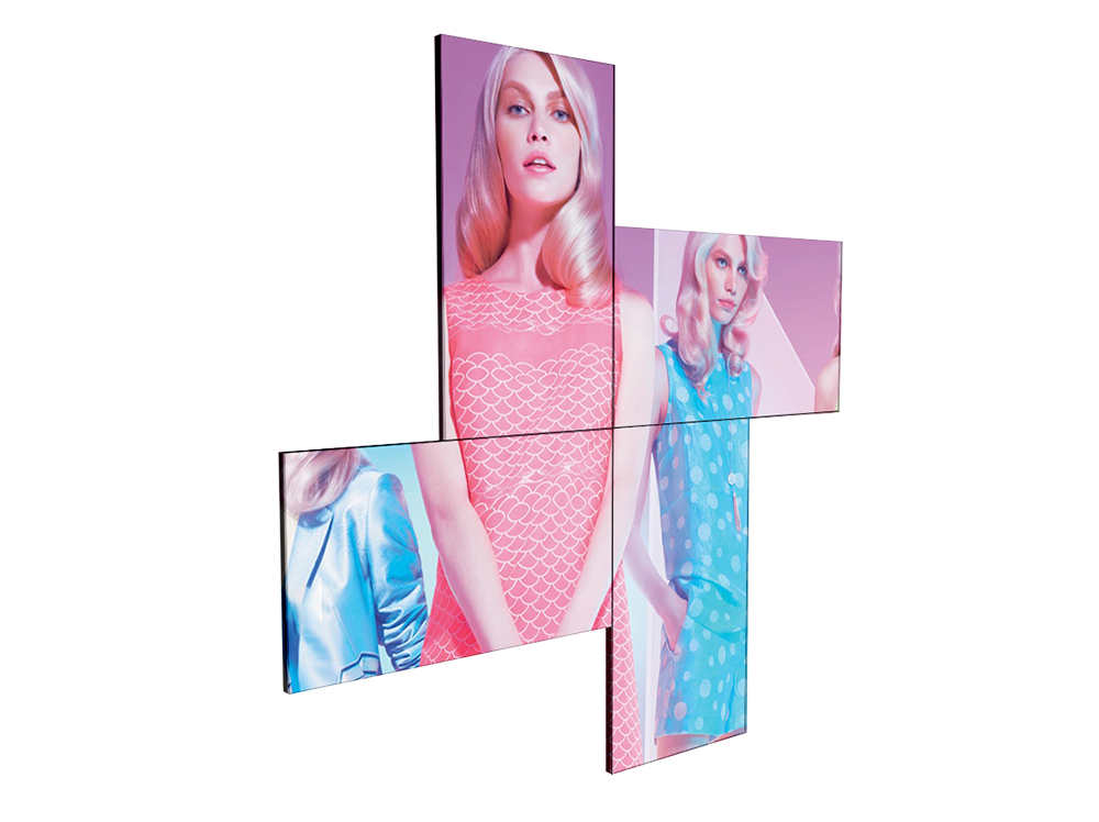 Moove SMB46N1 – 46" Narrow Bezel LCD Videowall Display | 1.8mm Bezel to Bezel LCD Video Wall Display ScreenMoove