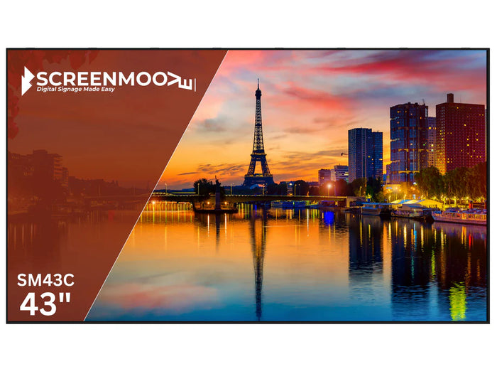 43" Commercial Monitor - Signage Display Digital Signage Display ScreenMoove
