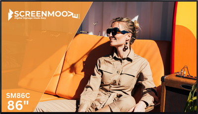 Moove 86" Large Format Commercial Display | 4K UHD - Android OS ScreenMoove Commercial Display ScreenMoove