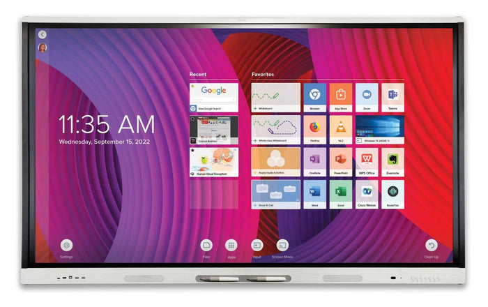 SMART Board 65" SBID-MX265-V3N Interactive Display Interactive Touchscreen Display Smart