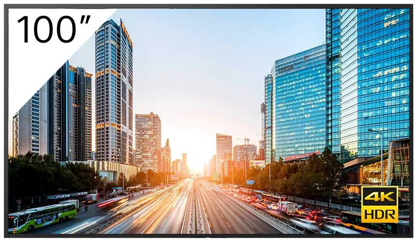 Sony FW-100BZ40J 100" BRAVIA 4K Ultra HD Professional Display Digital Signage Display Sony
