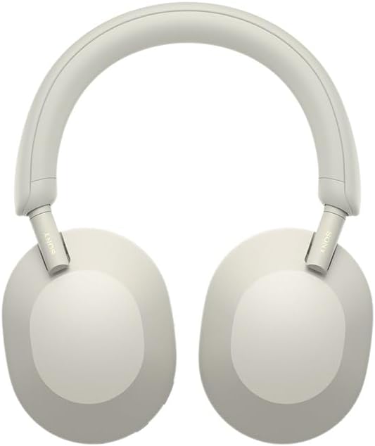 Sony WH-1000XM5 Headset Wired & Wireless Bluetooth Silver Headset Headset Sony