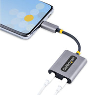 Startech USB Type-C to 3.5mm Audio Splitter Cable | USBC-AUDIO-SPLITTER Splitter Startech