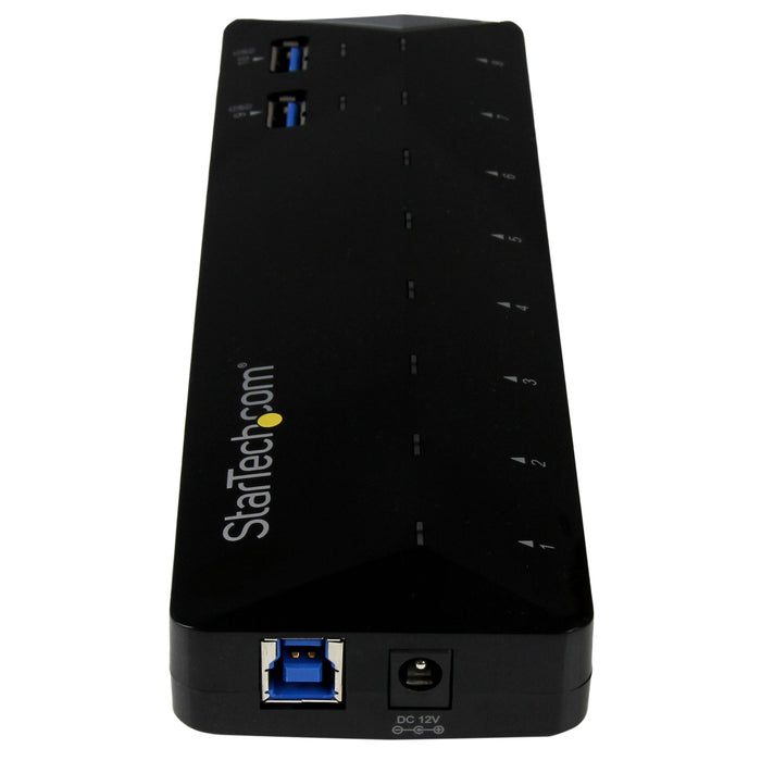 StarTech ST103008U2C 10-Port USB 3.0 Hub with Charge and Sync Ports - 5Gbps - 2 x 1.5A Ports
