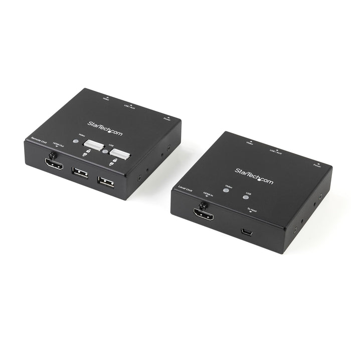 StarTech ST121USBHD HDMI over CAT6 Extender with 4-port USB Hub - 165 ft (50m), 1080p AV Extender Startech