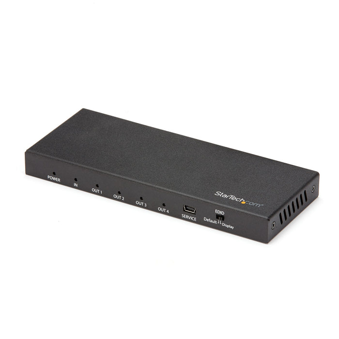 StarTech ST124HD202 4-Port HDMI Splitter - 4K 60Hz Splitter Startech