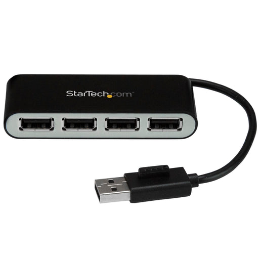 Startech 4-Port Portable USB 2.0 Hub with Built-in Cable | ST4200MINI2 USB Hubs & Docking Station Startech