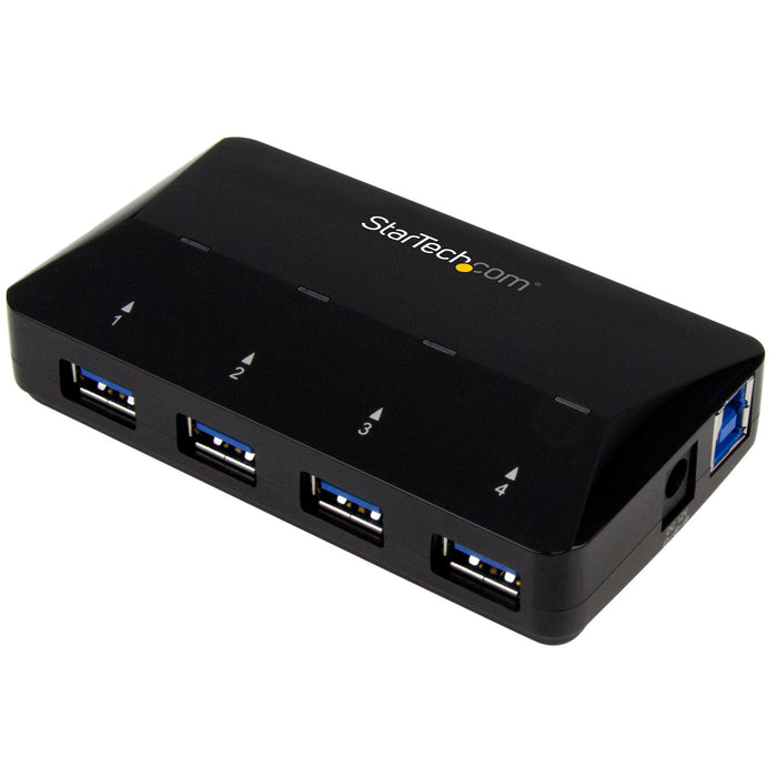 StarTech ST53004U1C 4-Port USB 3.0 Hub (5Gbps) plus Dedicated Charging Port - 1 x 2.4A Port