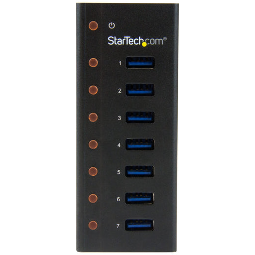 StarTech ST7300U3M 7-Port USB 3.0 Hub (5Gbps) - Desktop or Wall-Mountable Metal Enclosure