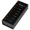 StarTech ST7300U3M 7-Port USB 3.0 Hub (5Gbps) - Desktop or Wall-Mountable Metal Enclosure