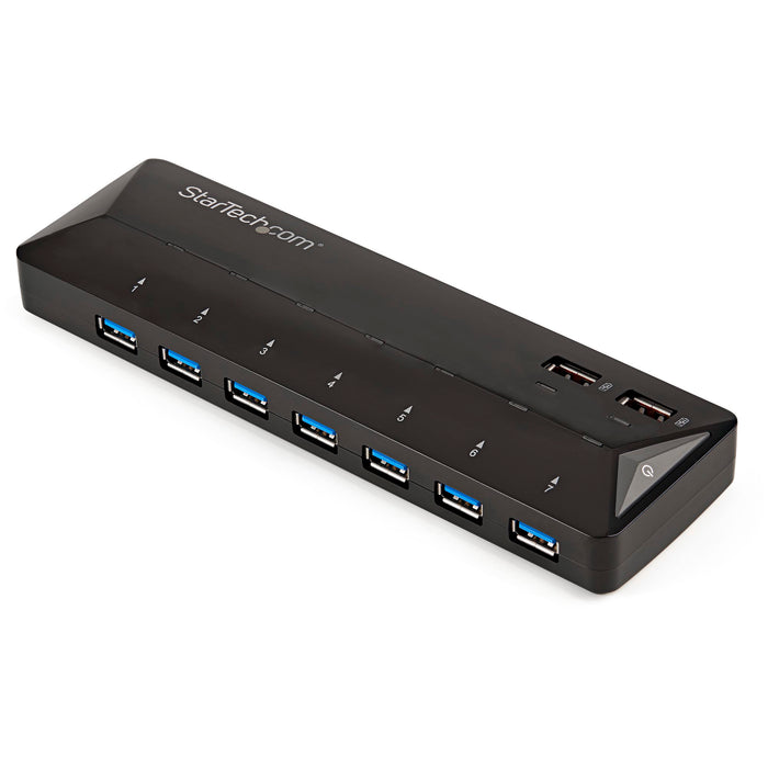 StarTech ST93007U2C 7-Port USB 3.0 Hub (5Gbps) plus Dedicated Charging Ports - 2 x 2.4A Ports