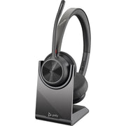 Poly Voyager 4300 UC 4320-M Wired/Wireless Over-the-head Stereo Headset Black | 77Z32AA Headset Poly