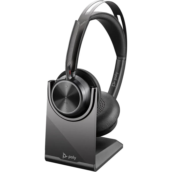 Poly Voyager Focus 2 USB-C with Charge Stand Headset | 77Y89AA Headset Poly