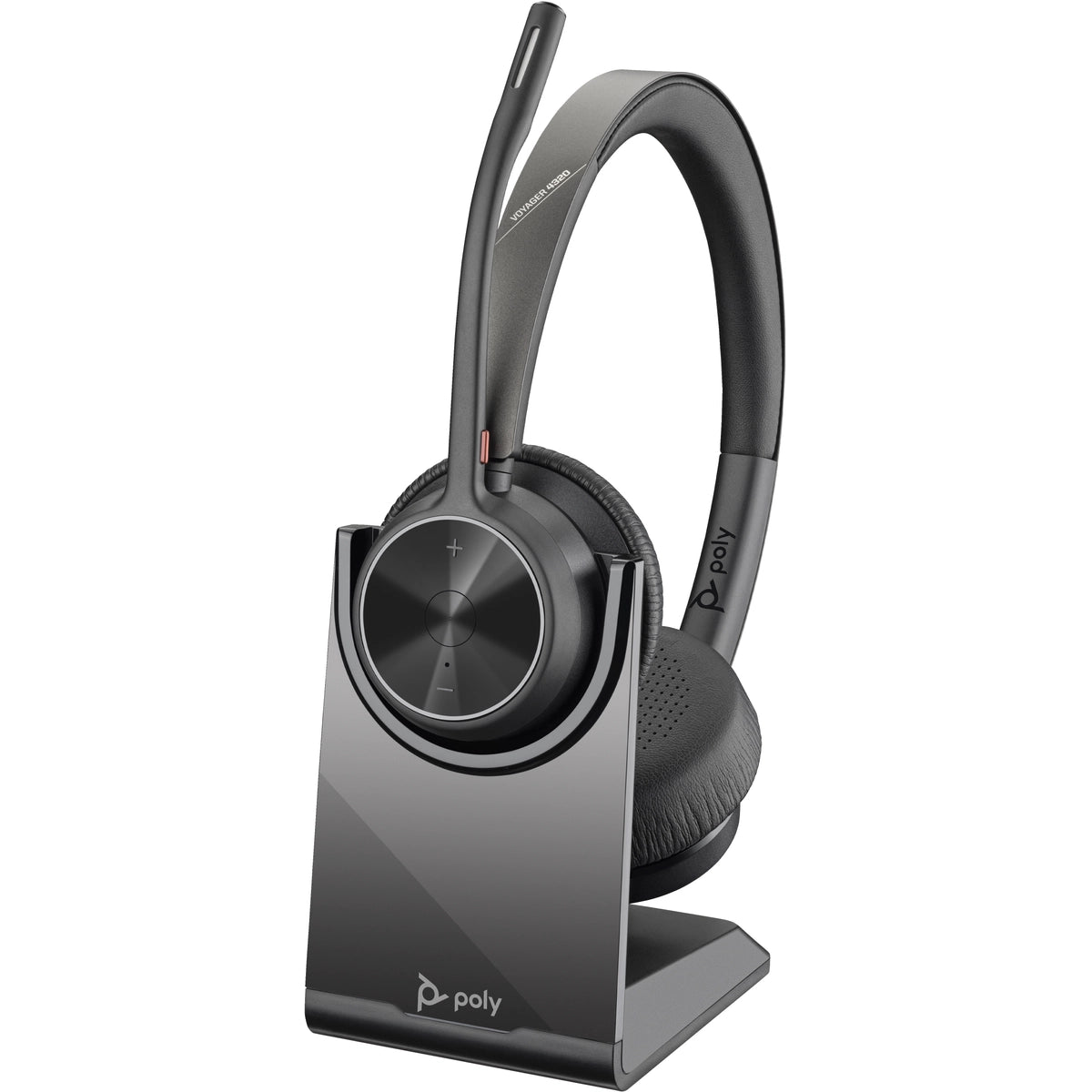 Poly Voyager 4320 USB-C Headset + BT700 Dongle + Charging Stand | 77Z31AA Headset Poly