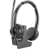 Poly Savi 8220 Wireless Headset with Bluetooth Charging Stand | 8D3F2AA#ABB