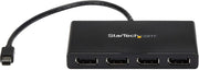 Startech 4-Port Multi Monitor Adapter - Mini DisplayPort to DisplayPort MST Hub | MSTMDP124DP Splitter Startech