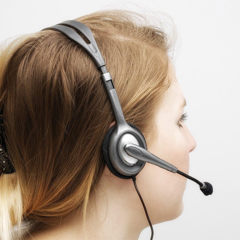 Logitech H110 Stereo Grey Wired Headset | 981-000593 Headset Logitech