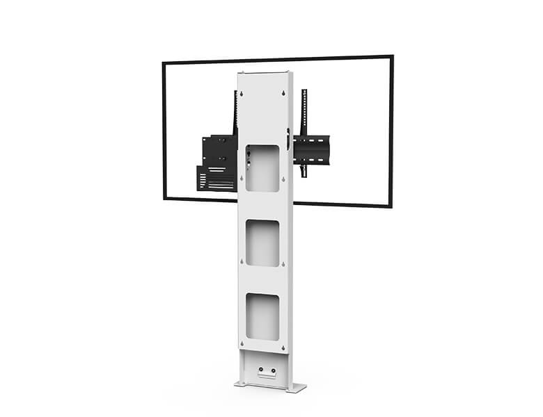 Axeos Stilix Single Screen Wall Mounted Stand For 46" to 100" Screen Floor Stand Axeos