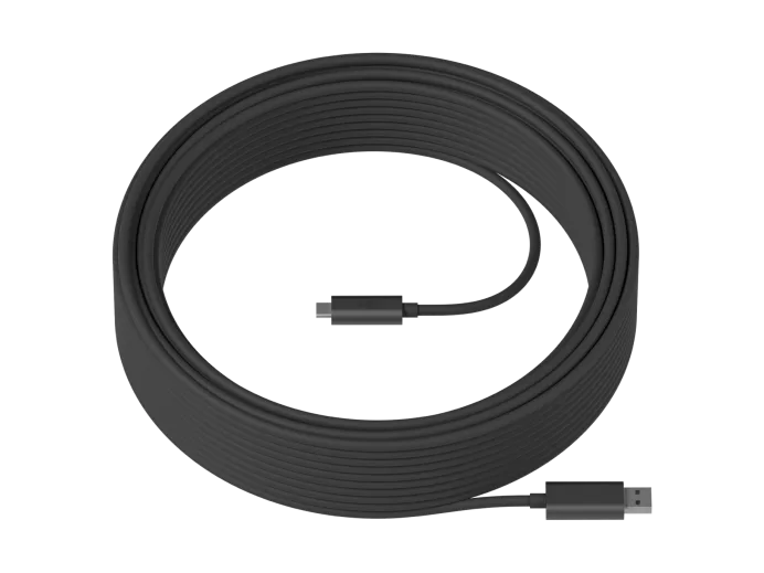 Logitech 10m Strong UBS Cable, Extended-length SuperSpeed USB 10 Gbps Cables | 939-001799 USB Cable Logitech
