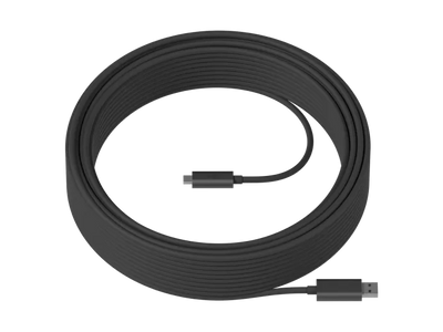 Logitech 10m Strong UBS Cable, Extended-length SuperSpeed USB 10 Gbps Cables | 939-001799 Adapter Cables Logitech
