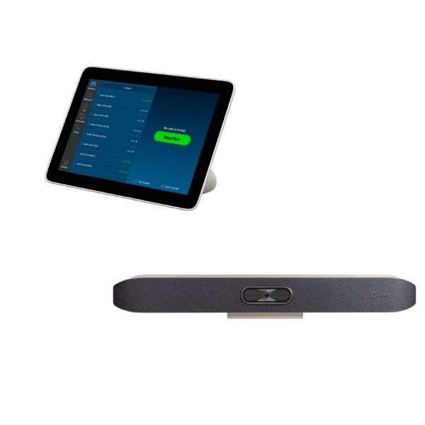 Poly 2200-86270-102 Studio X50 + Poly TC8 Video Bar For Small To Medium Meeting Rooms Video Conferencing System Poly
