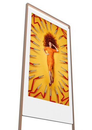 55 inch Double-sided Freestanding Digital Posters Freestanding Digital Signage Display ScreenMoove