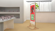 55 inch Double-sided Freestanding Digital Posters Freestanding Digital Signage Display ScreenMoove