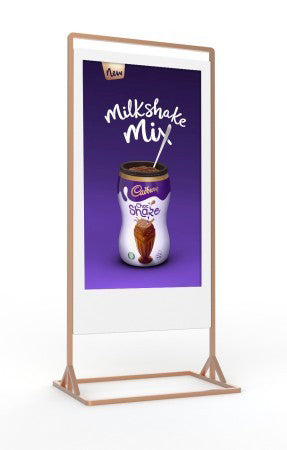 55 inch Double-sided Freestanding Digital Posters Freestanding Digital Signage Display ScreenMoove