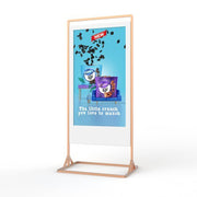 55 inch Double-sided Freestanding Digital Posters Freestanding Digital Signage Display ScreenMoove