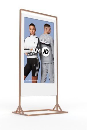 55 inch Double-sided Freestanding Digital Posters Freestanding Digital Signage Display ScreenMoove