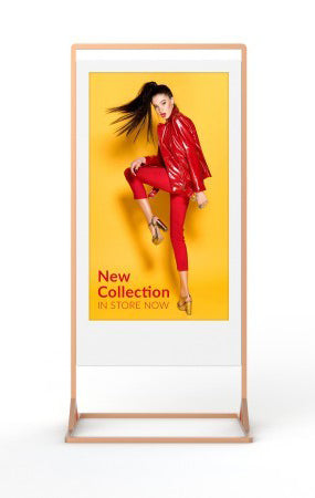55 inch Double-sided Freestanding Digital Posters Freestanding Digital Signage Display ScreenMoove